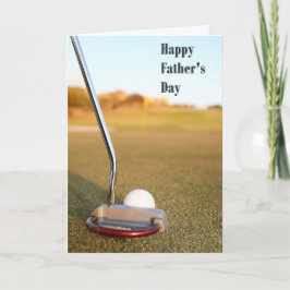 Cartão Father's Day Golf