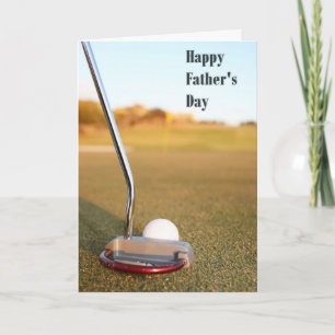 Cartão Father's Day Golf