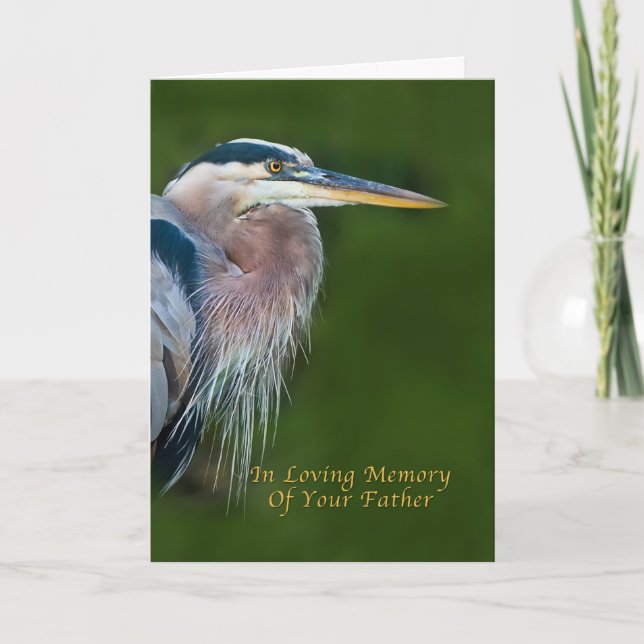 Cartão Father's Day, In Memory of Your Father (Frente)