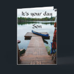 CARTÃO FATHER'S DAY OR SON''S BIRTHDAY.....JUST FOR "SON"<br><div class="desc">MAKE IT YOUR OWN (ALL MY CARDS ACTUALLY) MADE THIS ONE SO YOU CAN USE IT FOR DAD'S BIRTHDAY OR FOR FATHER'S DAY OR ANY SPECIAL DAY IN "HIS LIFE" FOR SURE. THANK YOU FOR STOPPING BY ONE OF MY EIGHT STORES!!!!1</div>