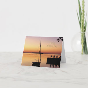 Cartão Father's Day Sunset Card