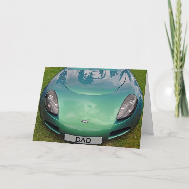 Cartão Father's Day TVR Sports car card (Frente)