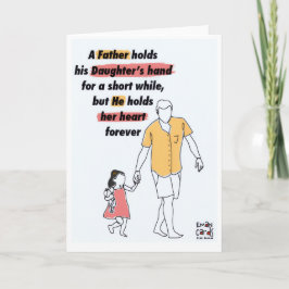 Cartão Father's Day - With Daughter