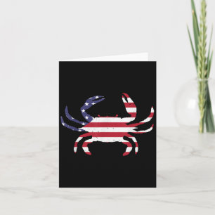 Cartão Fato de Caranguejo Engraçado Para Homens Mulheres 