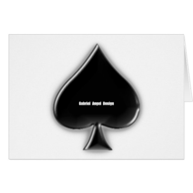 Cartão Fato de espadas (Frente Horizontal)