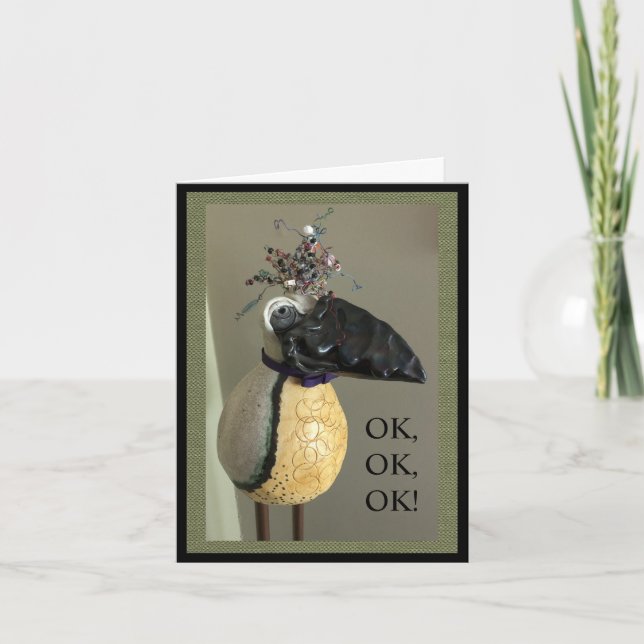 Cartão Fatos e conselhos de aniversário engraçados (Frente)