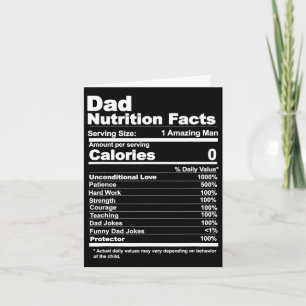 Cartão Fatos Nutricionais