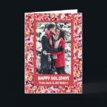 Cartão Faturação Deixa Feriado de FOTO PERSONALIZADO A Aq<br><div class="desc">Personalize este cartão adicionando sua própria foto e texto sobre o fundo bonito. Procure mais cores e designs no meu compro ou me avise se você quer algo personalizado. Obrigados para comprar comigo!</div>