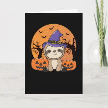Fault Witch Pumpkin Sloths Happy Halloween