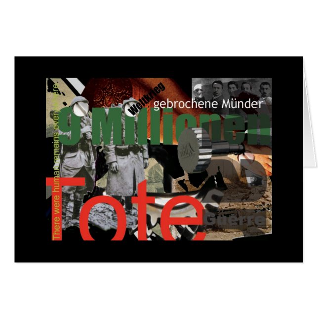 Cartão Faux-Collages de HannaH 06 - Comemoração - (Frente Horizontal)