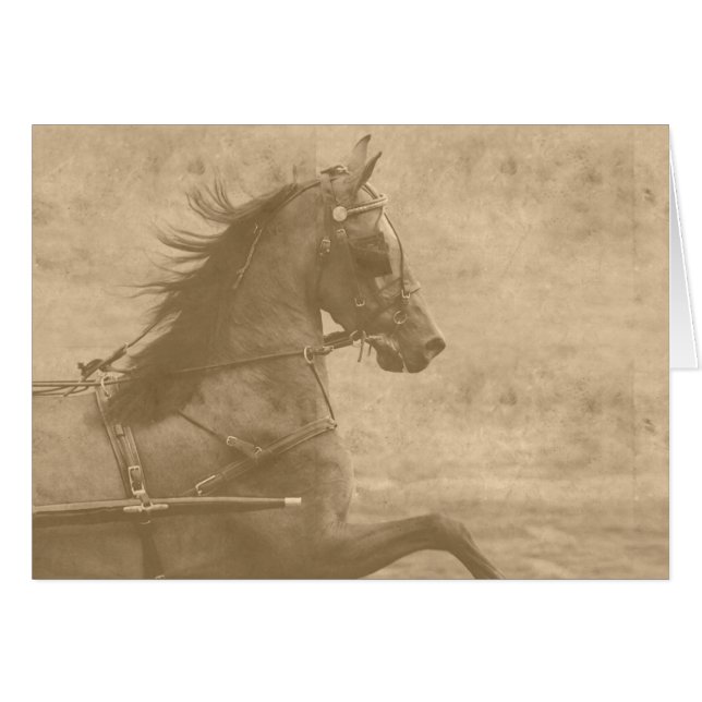 Cartão Faux Vintage Hackney (Frente Horizontal)