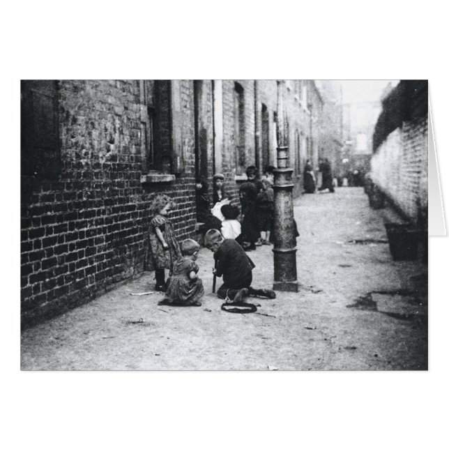 Cartão Favelas de Londres (Frente Horizontal)