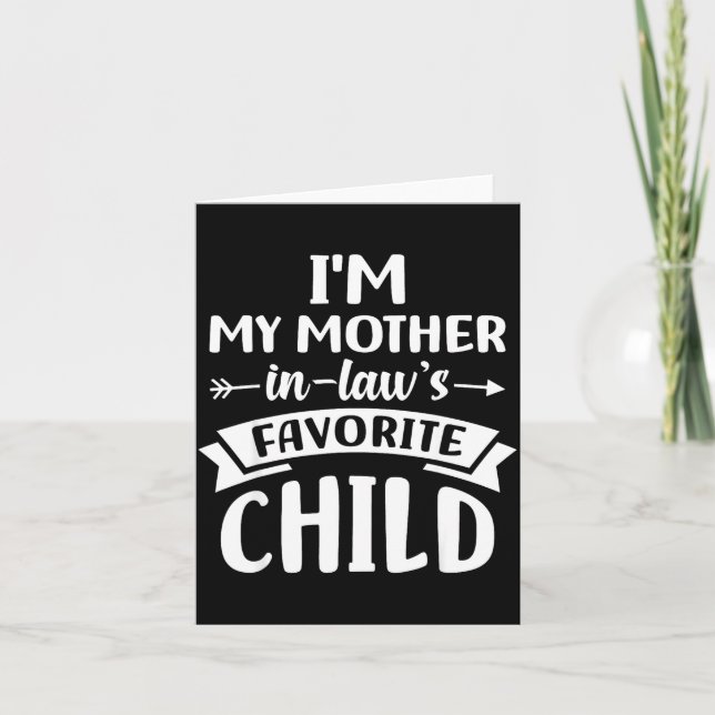 Cartão Favorite Child Of My Mother  (Frente)