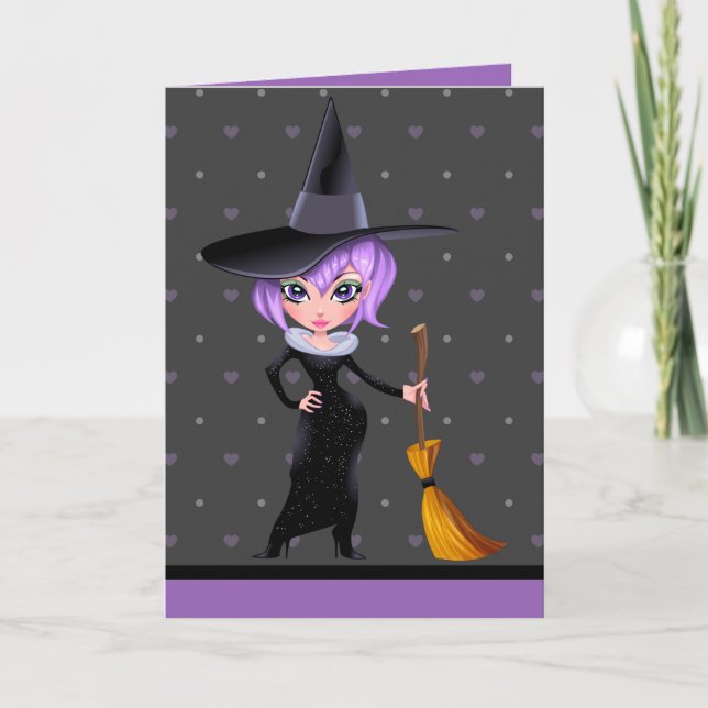 Cartão Favorite Witch (Frente)