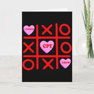 Cartão Favorito do Cupido Cpt Tripulação Xoxo Flebotomist