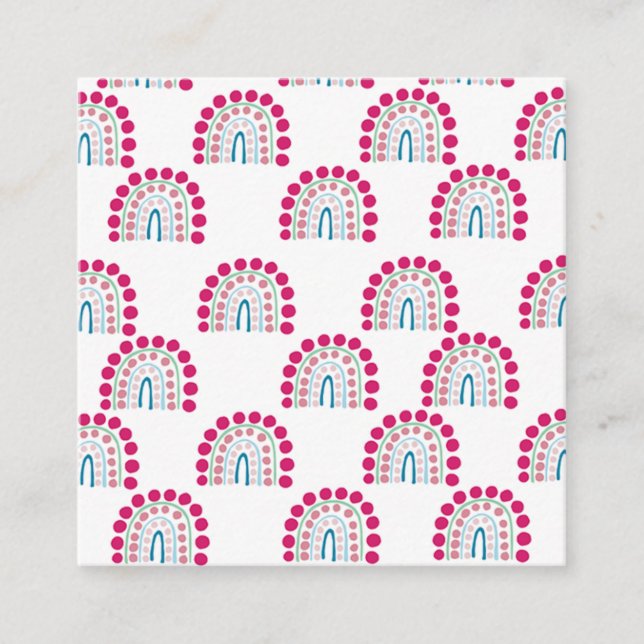 Cartão Favour Arco-íris (Frente)