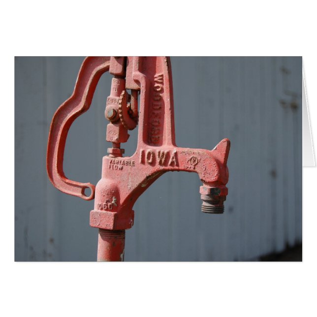 Cartão Fazenda de Iowa (Frente Horizontal)