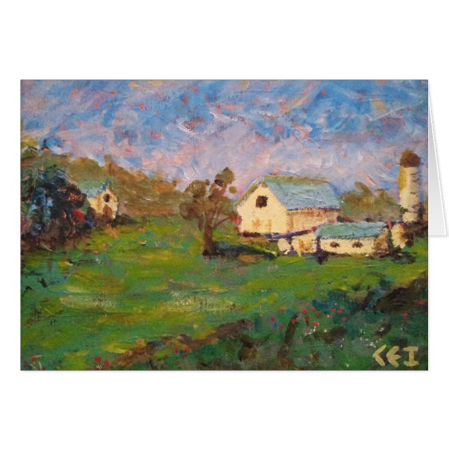 Cartão Fazenda em Mount Zion Rd. (Frente Horizontal)