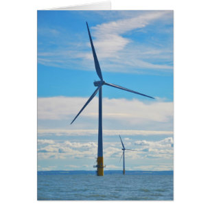 Cartão Fazenda eólica offshore