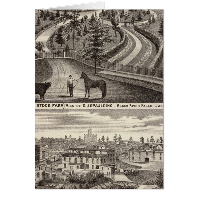 Cartão Fazenda Evergreen Stock, res (Frente)