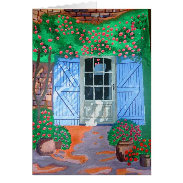 Cartão Fazenda francesa (Frente)