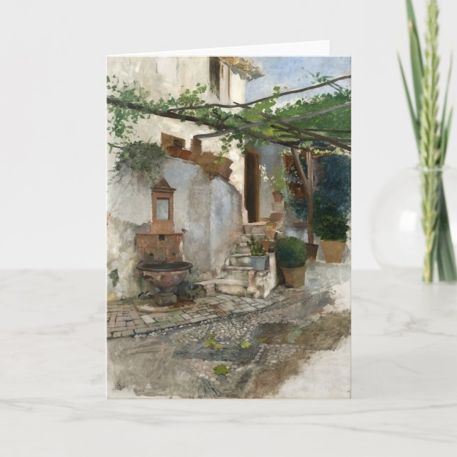 Cartão Fazenda interior a partir do sul da Espanha | Hugo (Frente)