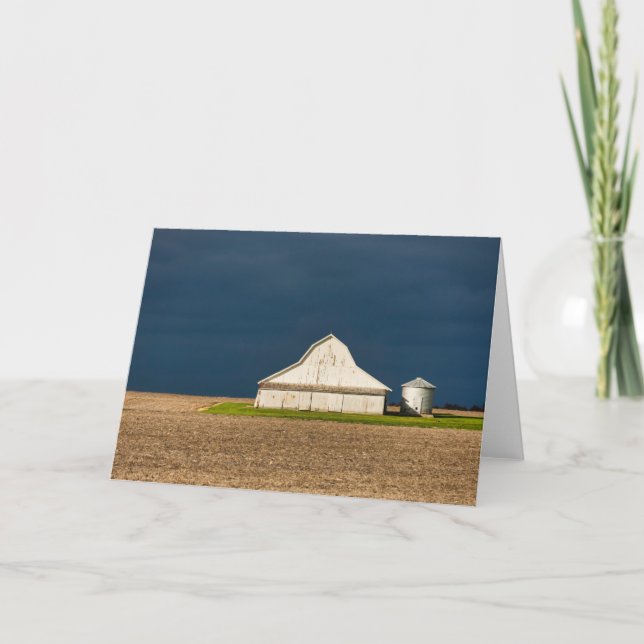 Cartão Fazendas | White Barn & Silo (Frente)