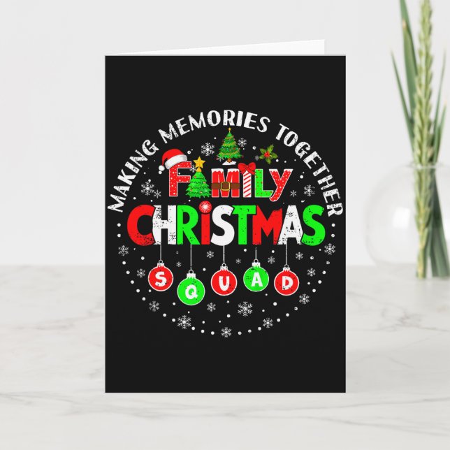 Cartão Fazendo Memórias Juntos Esquadrão de Correspondênc (Frente)