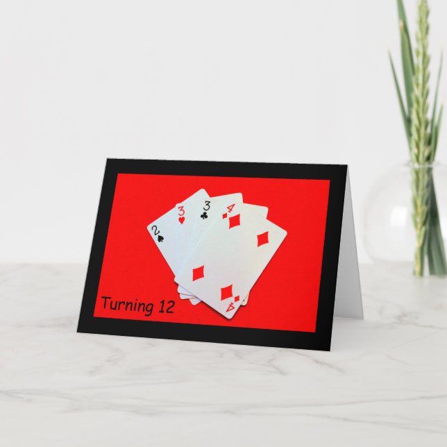 Cartão Fazer 12 É Grande Coisa! (Frente)