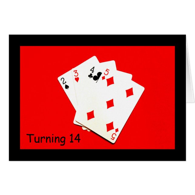 Cartão Fazer 14 É Grande Coisa! (Frente Horizontal)
