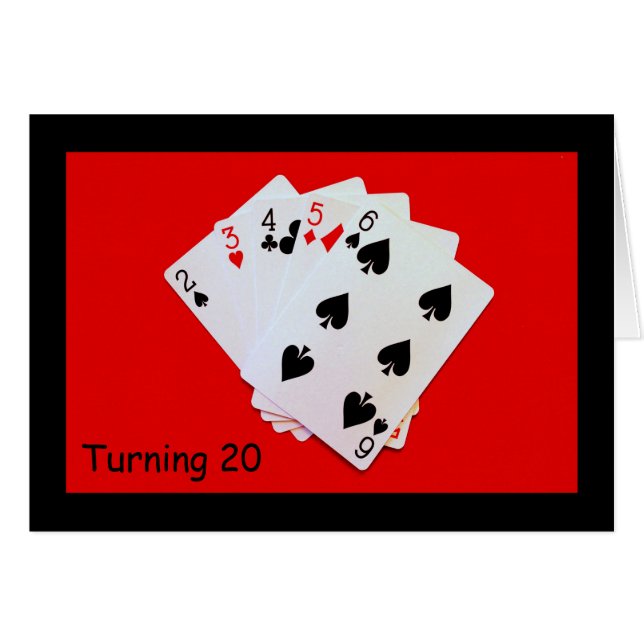 Cartão Fazer 20 É Grande Coisa! (Frente Horizontal)