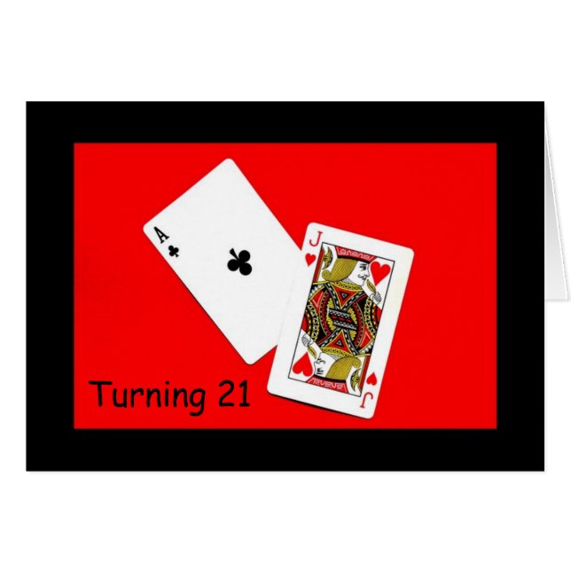 Cartão Fazer 21 É Grande Coisa! (Frente Horizontal)