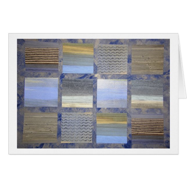 Cartão Fazer acena não a guerra (Frente Horizontal)