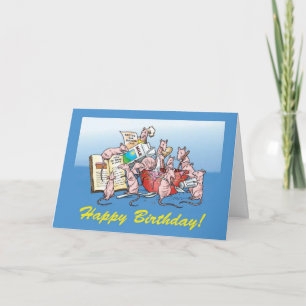 Cartão Fazer Bolo de Aniversário!