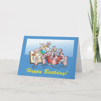 Cartão Fazer Bolo de Aniversário!