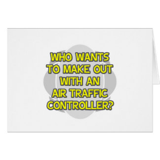 Cartão Fazer com que um controlador de tráfego aéreo