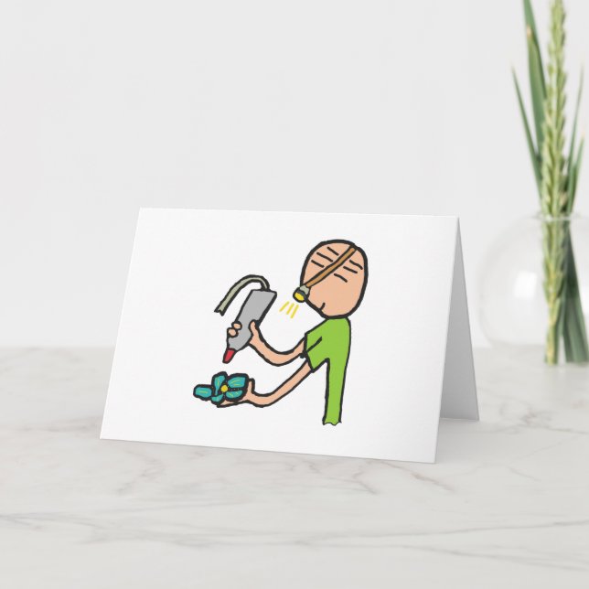 Cartão Fazer de joalharia (Frente)