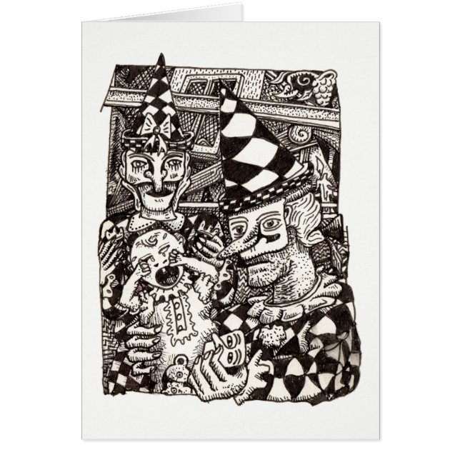 Cartão Fazer do Homem, por Brian Benson (Frente)