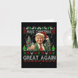 Cartão Fazer Excelente de Natal Novamente Papais noeis Xm