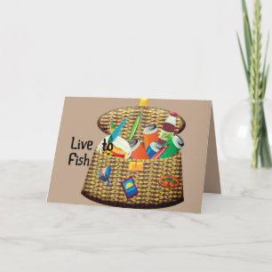 Cartão Fazer frente ao Dourado gráfico ao vivo para pesca