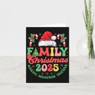 Cartão Fazer Memórias da Família Groovy Natal 2025 Papais