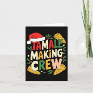 Cartão Fazer Tamale Cozinhar de Natal