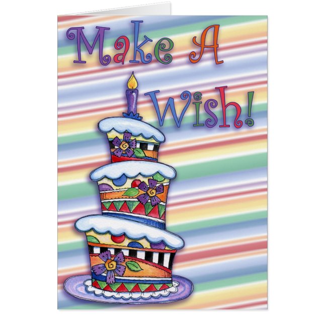 Cartão Fazer Um Desejo (Frente)