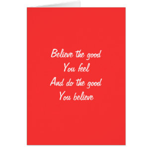 Cartão Fé em o senhor mesmo