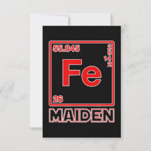 Cartão Fe Maiden Iron Element FE Parody