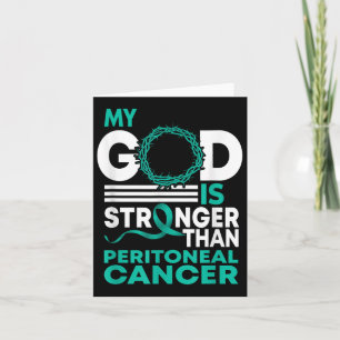 Cartão Fé Meu Deus É Mais Forte Que O Cancer Peritoneal A