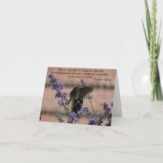 Cartão Fé. Notecard