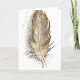 Cartão "Feather" greeting card
