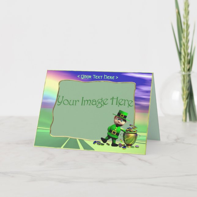 Cartão Febre Dourada (quadro fotográfico) (Frente)