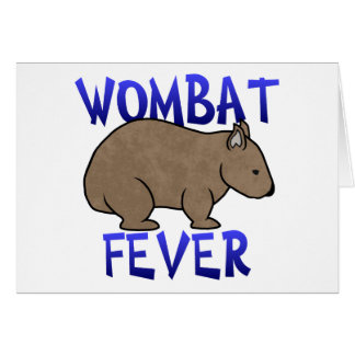 Cartão Febre II de Wombat